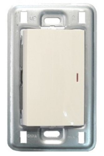 Переключатель с подсветкой без рамки Legrand Anam Zunis 1-кл. проходной бежевый картинка